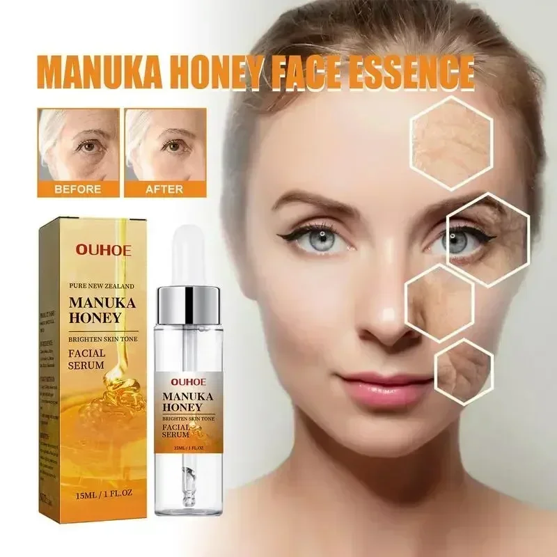 Anti-Wrinkle Essence Lifting Firming Diminishing Fine Lines Anti-Aging Serum Whitening Brightening Nourishing Facial Skin Care