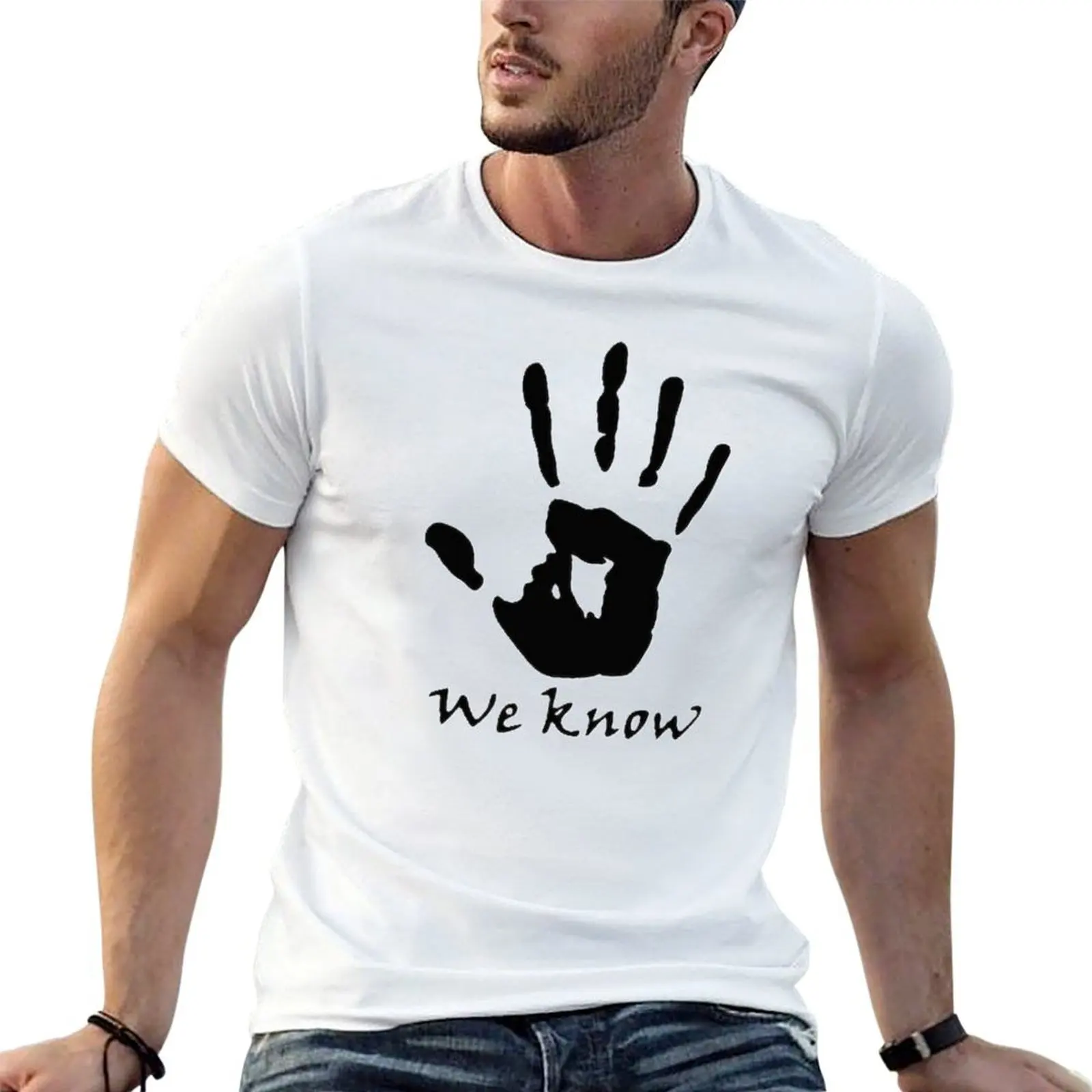 

We Know from Skyrim T-Shirt t shirts for man cotton funny t shirts for man cotton man t shirt heavy cotton T-Shirt