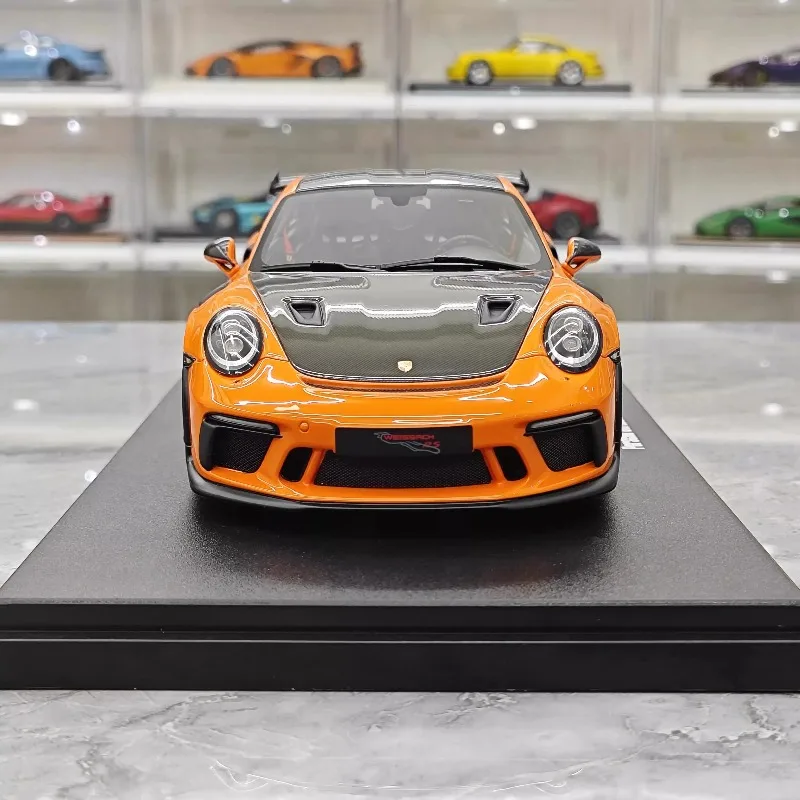 GT Spirit 1/18 Porsche 911 991.2 GT3 RS Limited Edition Metal Vehicle Model Static Collection Cars Model Boy Birthday Toy Gifts