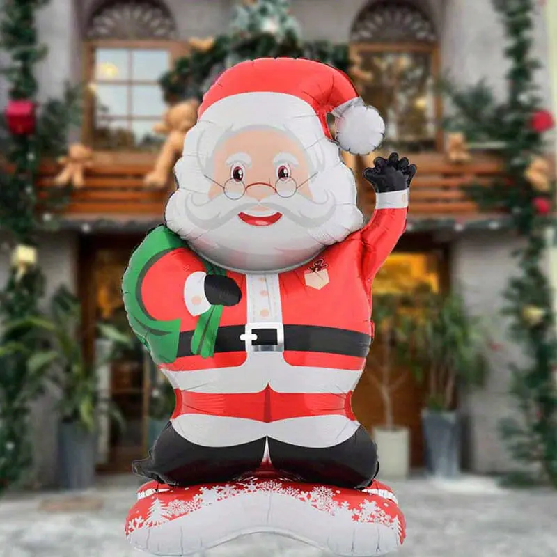 عيد الميلاد نفخ احباط سانتا كلوز بالون الدائمة السنة الجديدة الديكور المنزل حفلة حديقة بار جو الدعائم مهرجان الهدايا #5