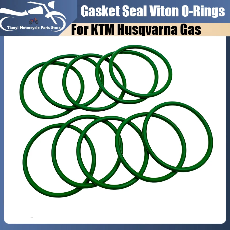 

For KTM Husqvarna Gas Sherco Beta SX EXC XC-W TEEC SE SE-R RR 125/150/200/250/300/380 Exhaust Manifold Gasket Seal Viton O-Rings