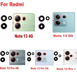 For Xiaomi Redmi Note 13 Pro + Plus Back Camera Lens Rear Glass With Adhesive Sticker 5G Replacement