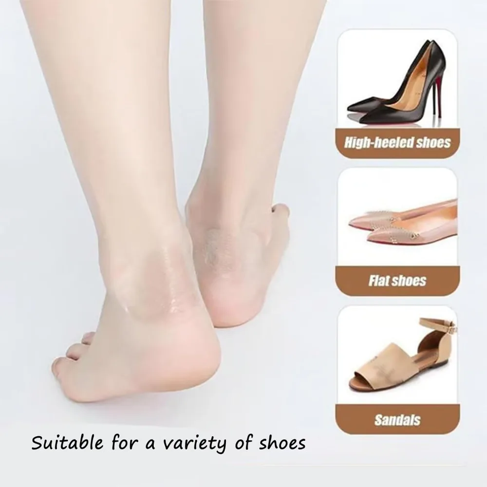 Zealburst 自己粘着目に見えないヒール耐摩耗ステッカー防水耐摩耗フットケアヒール保護パッドヒールステッカー