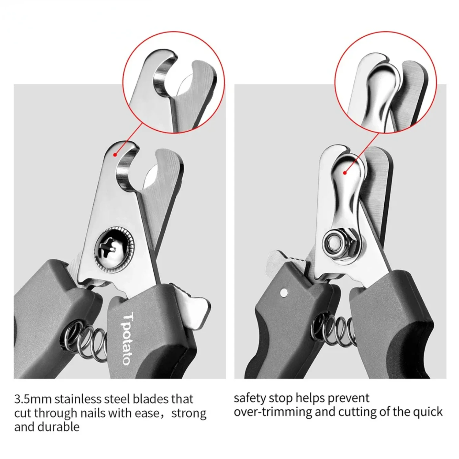 High-Quality, Efficient, and Professional Nail Clipper for Pets - Ensuring Safe and Reliable Grooming. Practical Design for Medi