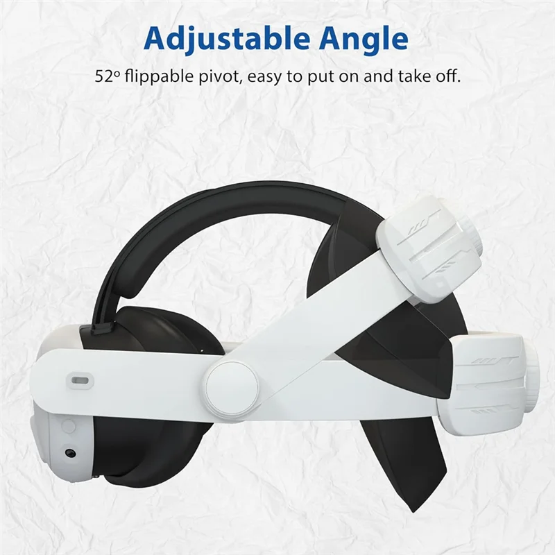 AEF7-Head Strap Accessories Compatible For Quest 3 DOBEWINGDELOU Replacement Elite Strap For Enhanced Comfort Adjustable