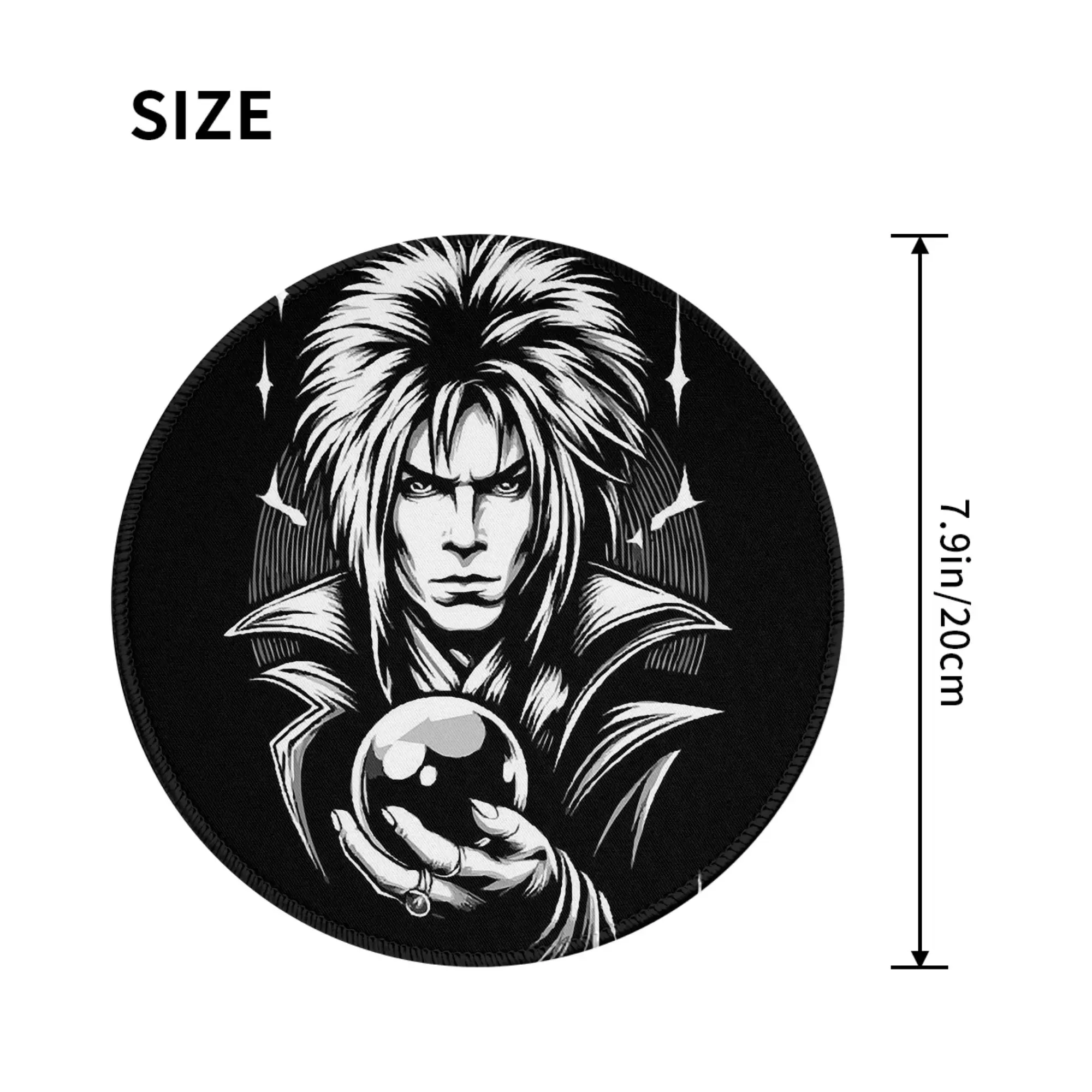Jareth The Goblin King Labyrinth- It's Only Forever Mouse Pad Computer Keyboard Mouse Mat PC Laptop Desk Mat Office Table Mats