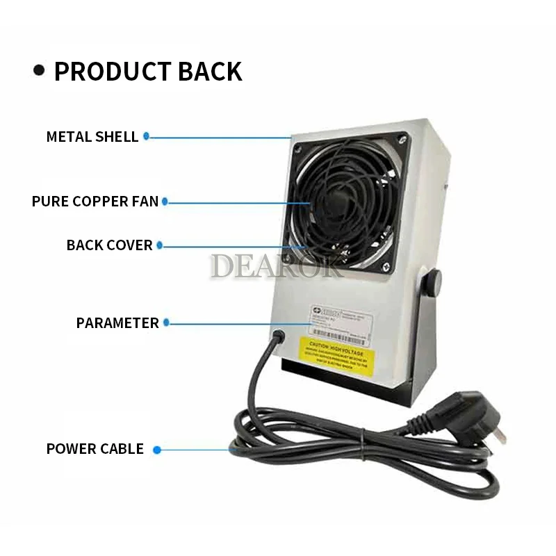 SL001 ion fan static eliminator workbench/container/circuit board static elimination 110V/220V automatic voltage