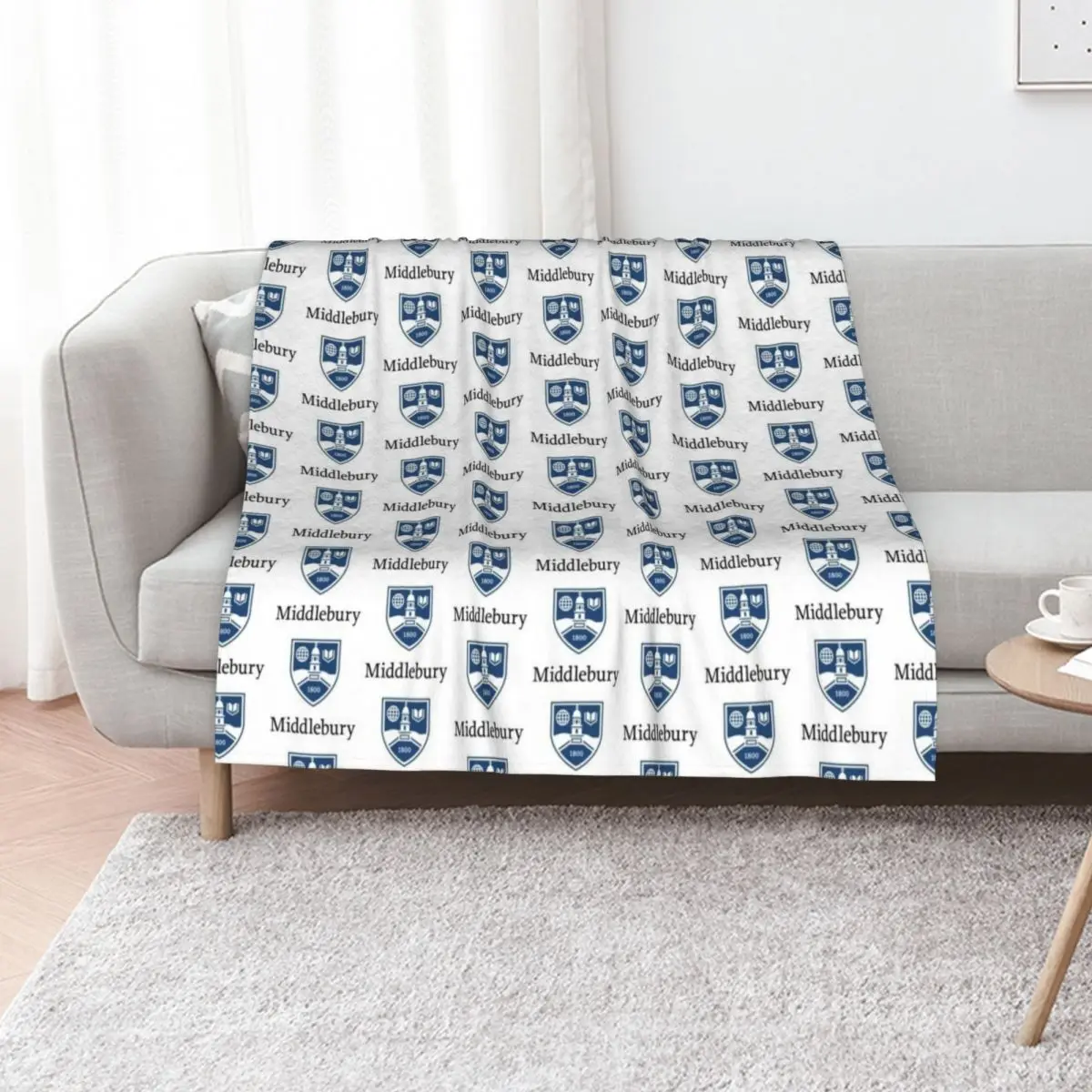Middlebury College Throw Blanket Cute Hair bed plaid Stuffeds Sofa Quilt heavy to sleep Blankets