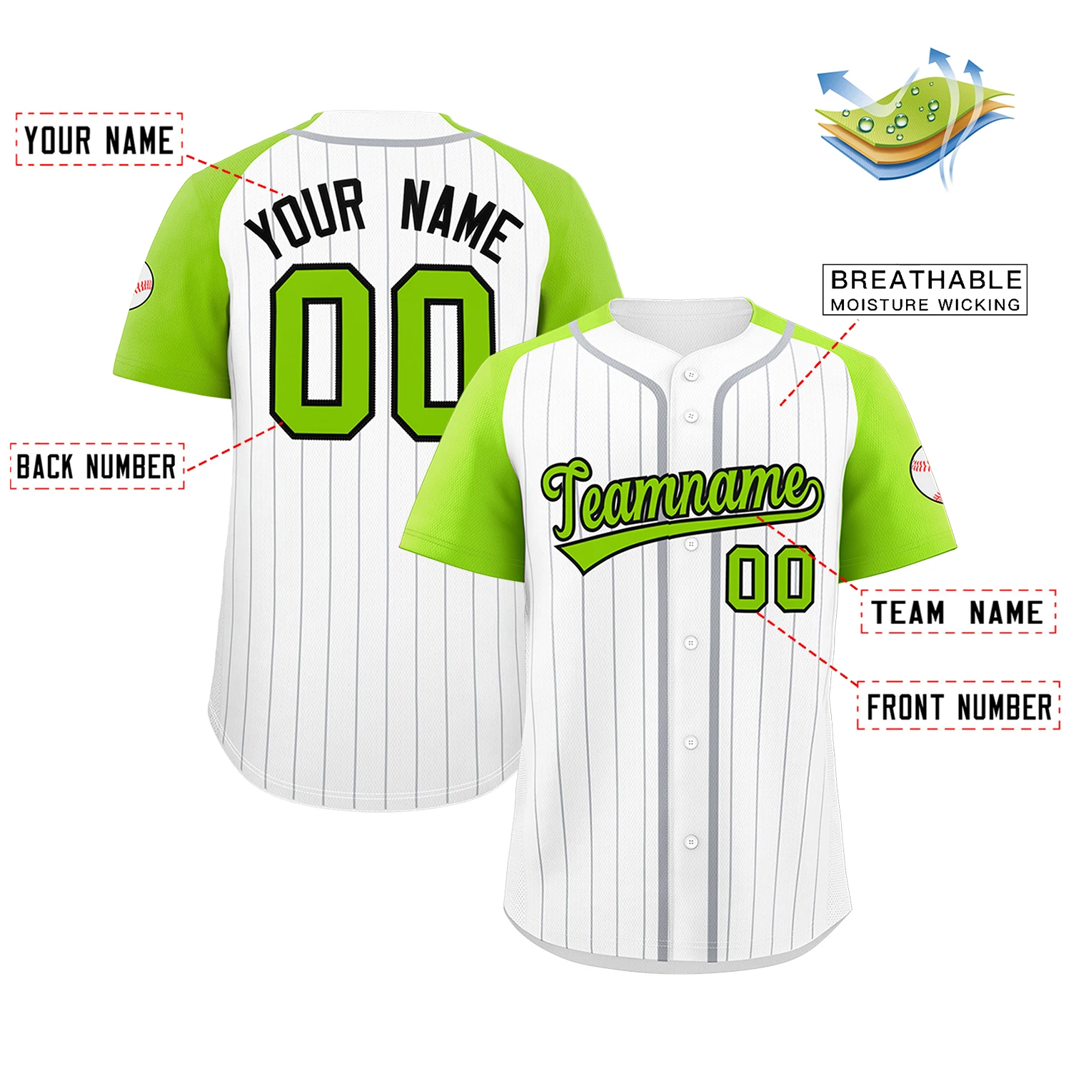 

Изготовленная на заказ футболка с логотипом бейсбольной команды Бейсбольные майки Дышащие особенности больших размеров