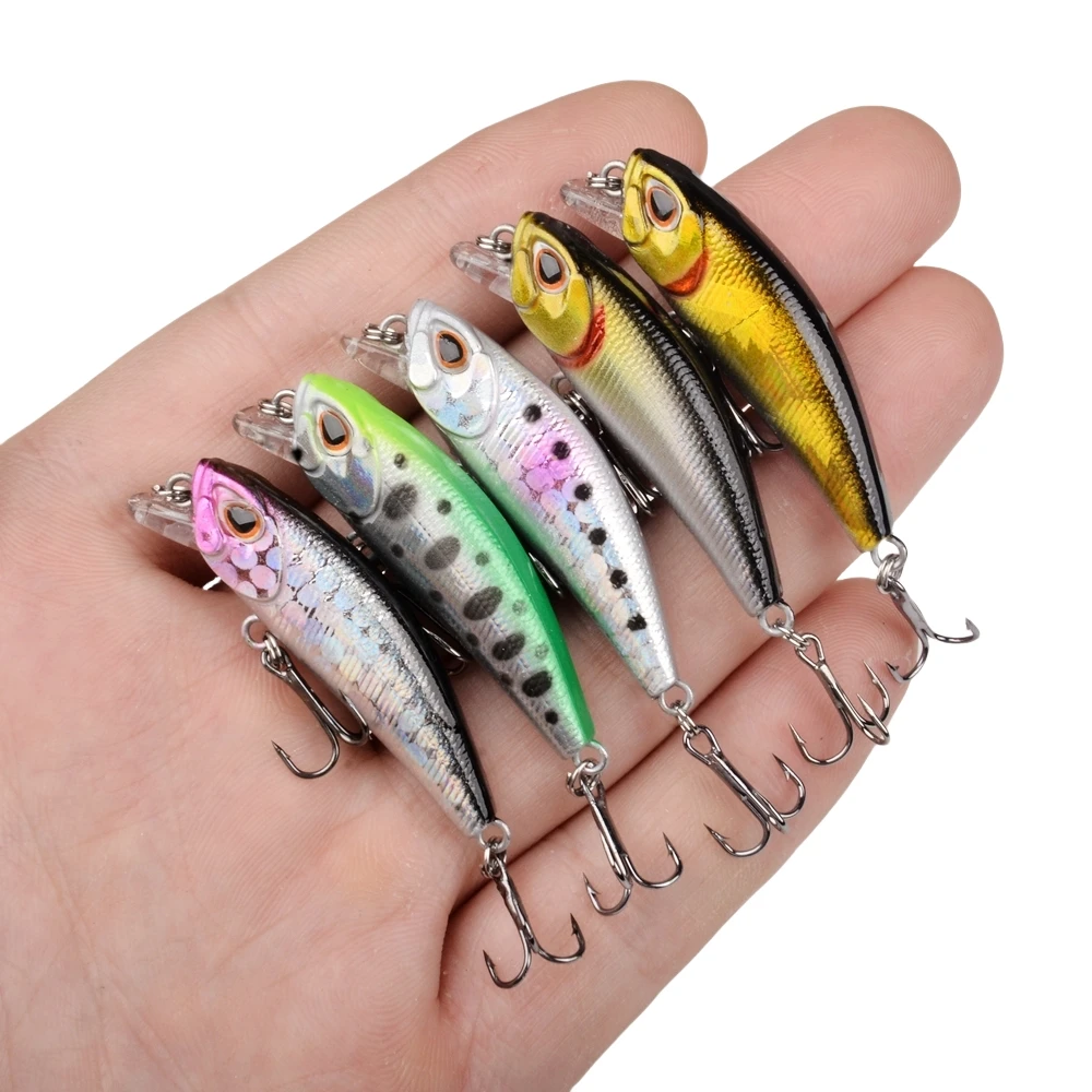 

1Pcs Sinking Minnow Fishing Lures 45mm 3.5g Artificial Japan Bass Pike Carkbait Wobblers Swimbait Professional Hard Bait