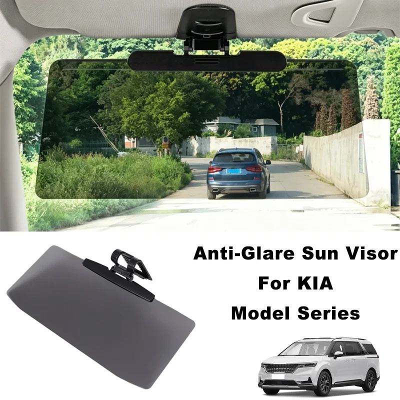 

Anti-Glare UV Protection Car Sun Visor Extender Interior Sun Shade For KIA K5 Forte Sportage Sorento Seltos Stinger Carnival Rio