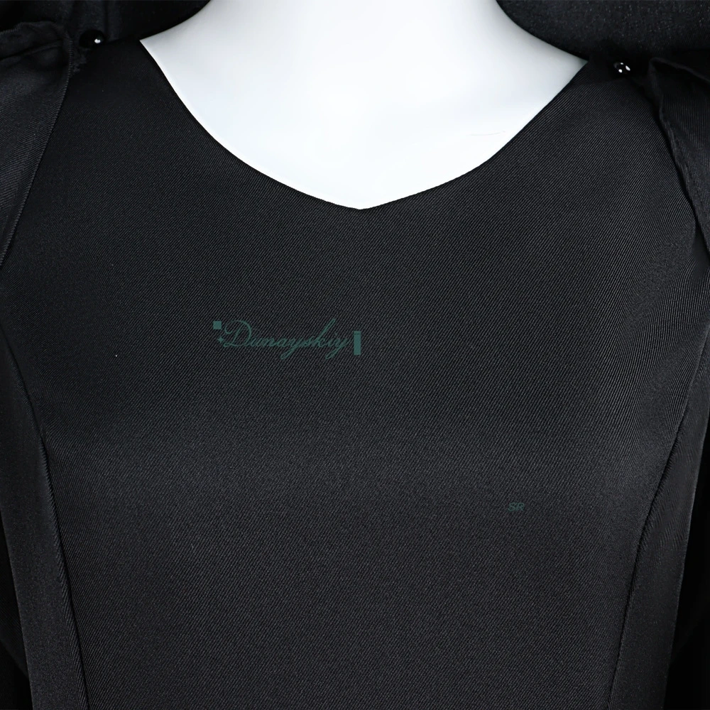 الكبار ري رداء أسود تأثيري حلي مجموعة كاملة عباءة السراويل كرنفال حفلة الهالوين الزي