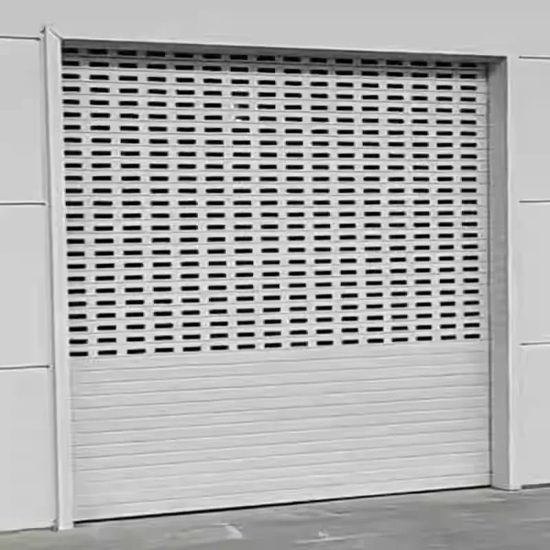 【Hot Sale】Decorative Pattern Aluminum Alloy Perforated Roller Shutter Door With Modern Design Anti-Theft Feature For Industrial