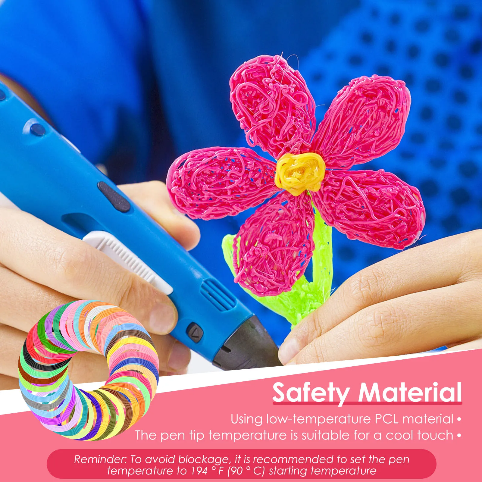 Recambios de filamento de bolí - 3D Printing Pen For Kids reseña y precio