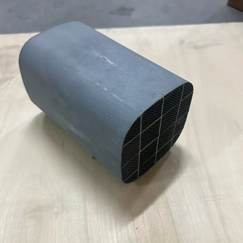 High quantity Silicon carbide SIC Diesel DPF for diesel engine remove smoke particulate filter for NISSAN Np300  square