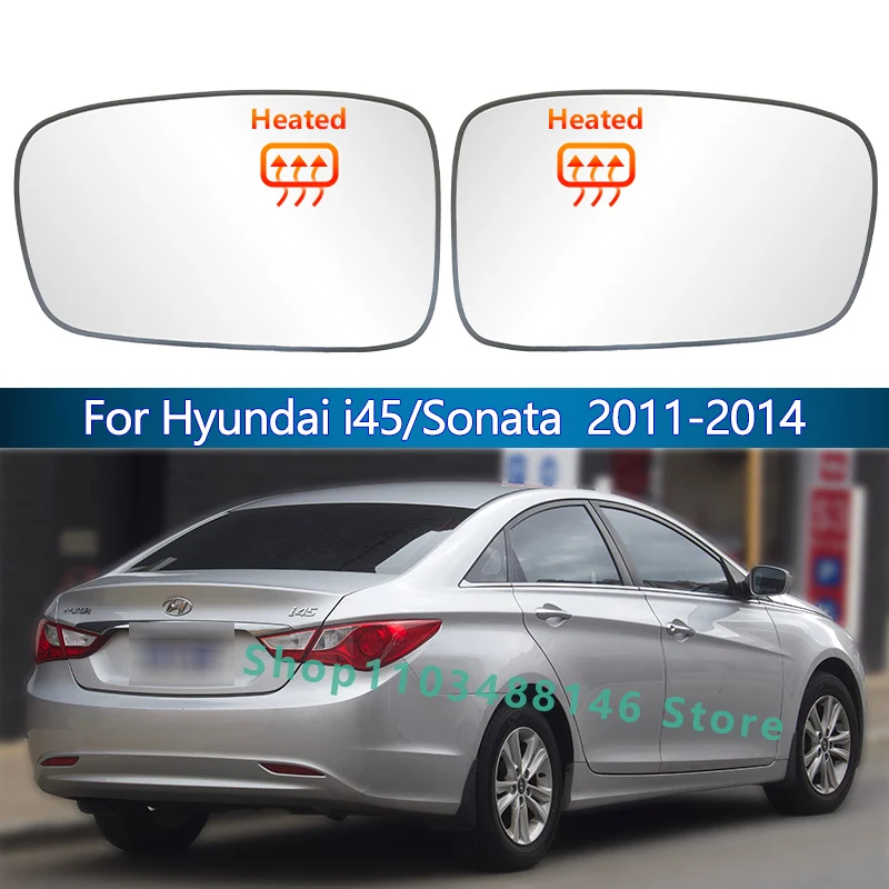 Untuk Hyundai SONATA/I45 2011 2012 2013 2014 LH/RH Kaca Spion dengan Kaca Cermin Pintu Mobil 87611/21-3S000 dengan Pelat Dasar