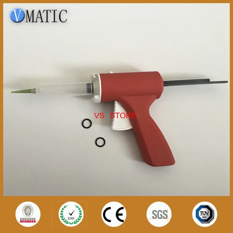 Free Shipping Quality 10Cc/Ml Manual Syringe Epoxy Adhesive Single Liquid Glue Gun With Dispensing Needles