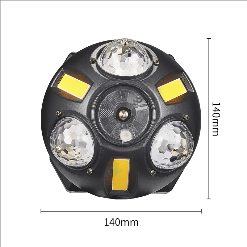 60W Mini LED DMX Magic Ball Disco Rotierende Moving Head Lichter RG Laser 3x12W Goldene wirkung Beleuchtung Für Party Bar Show