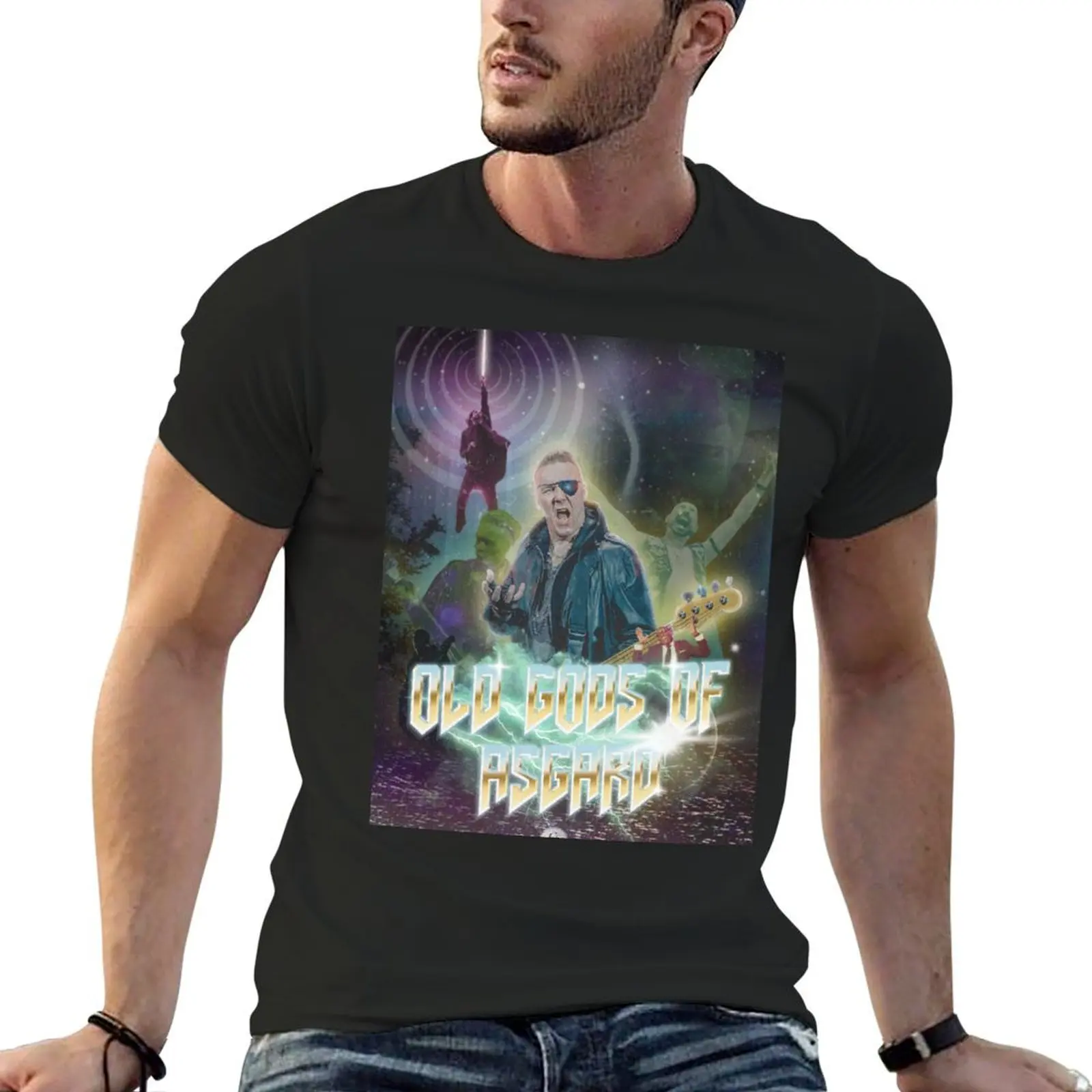 

Fan poster of The Old Gods of Asgard T-shirt Aesthetic clothing shirts graphic tees T-shirts for men cotton