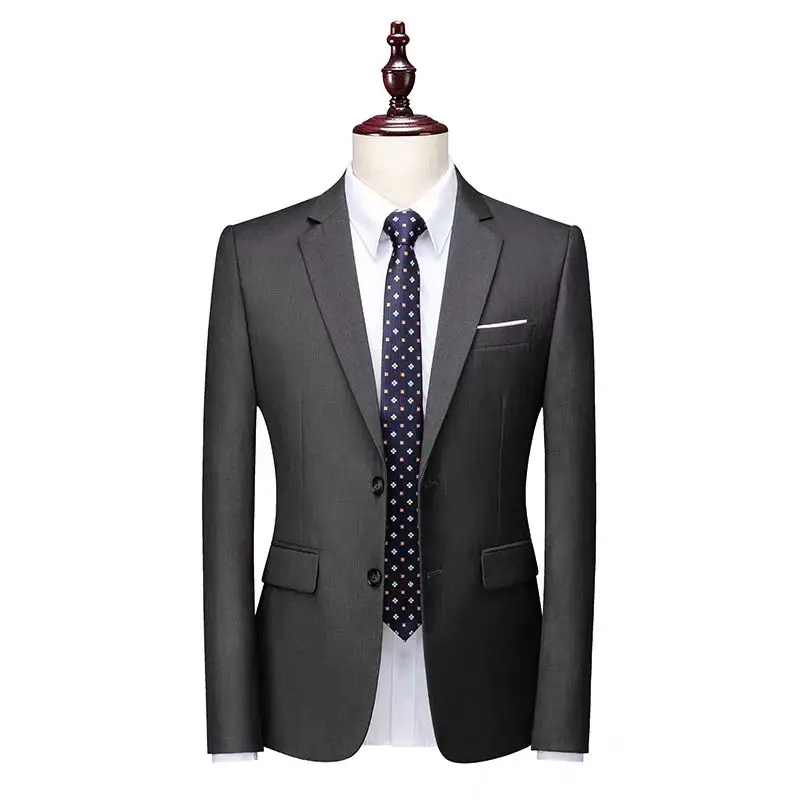 Y143Primavera e autunno abiti da uomo stile coreano slim business casual sposo matrimonio piccolo abito singolo giacca intervista top