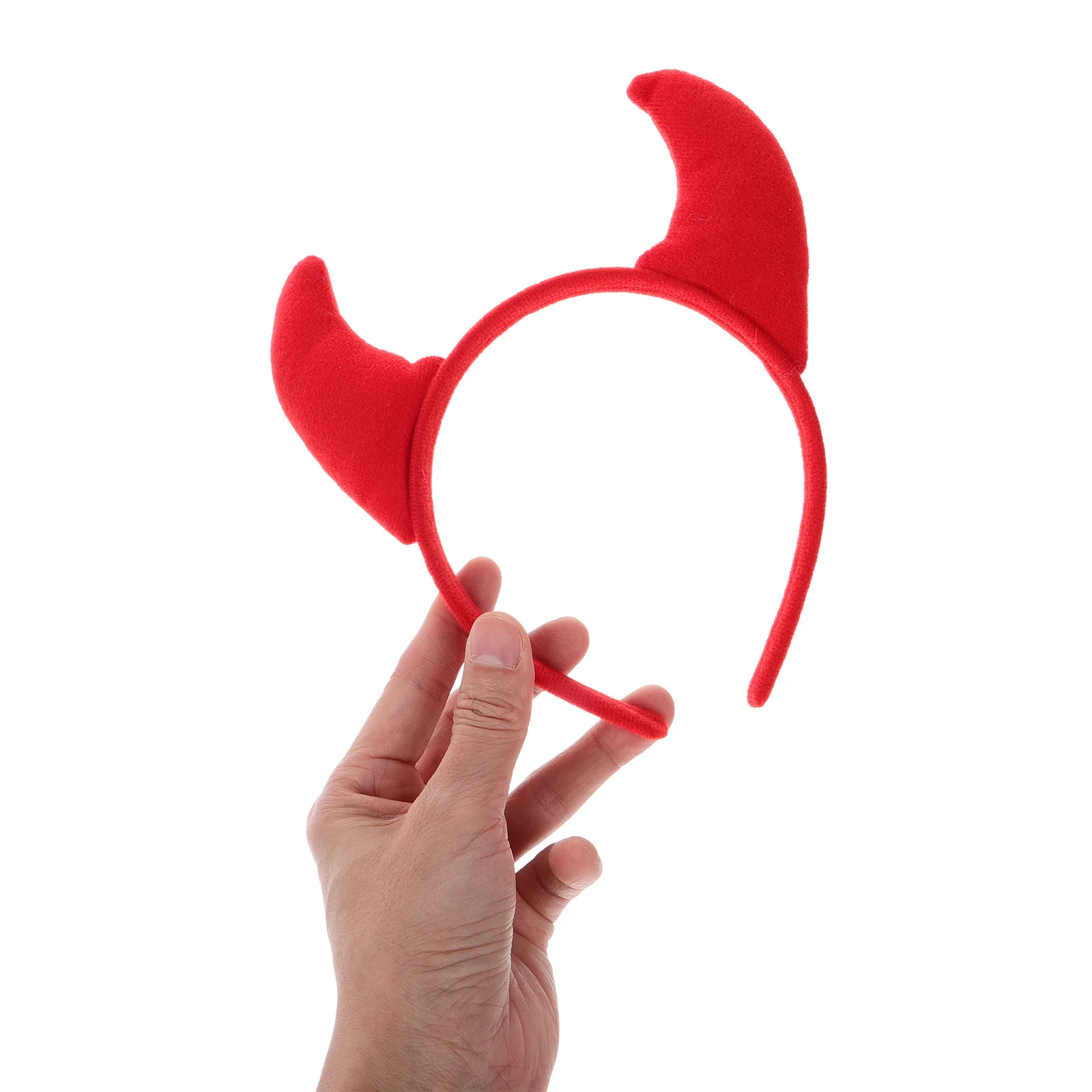 1 Juego de diadema con cuernos de diablo, conjunto de disfraz con pajarita y cola, accesorio de vestir para fiesta de Halloween, accesorios de Cosplay para cumpleaños