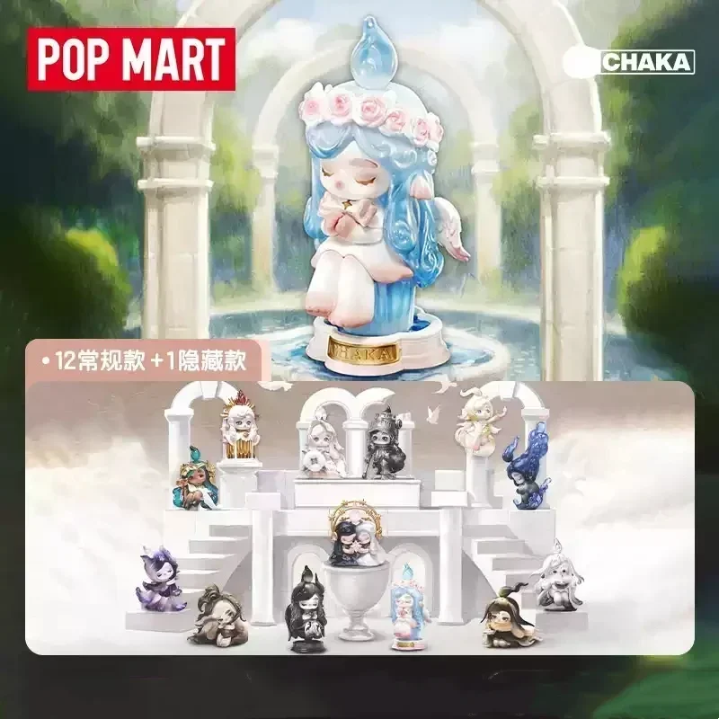 البوب مارت تشاكا شمعة الهمس سلسلة صندوق أعمى اللعب Kawaii أنيمي عمل الشكل الكرتون نموذج ديكور المنزل سطح المكتب دمى الفتيات هدية