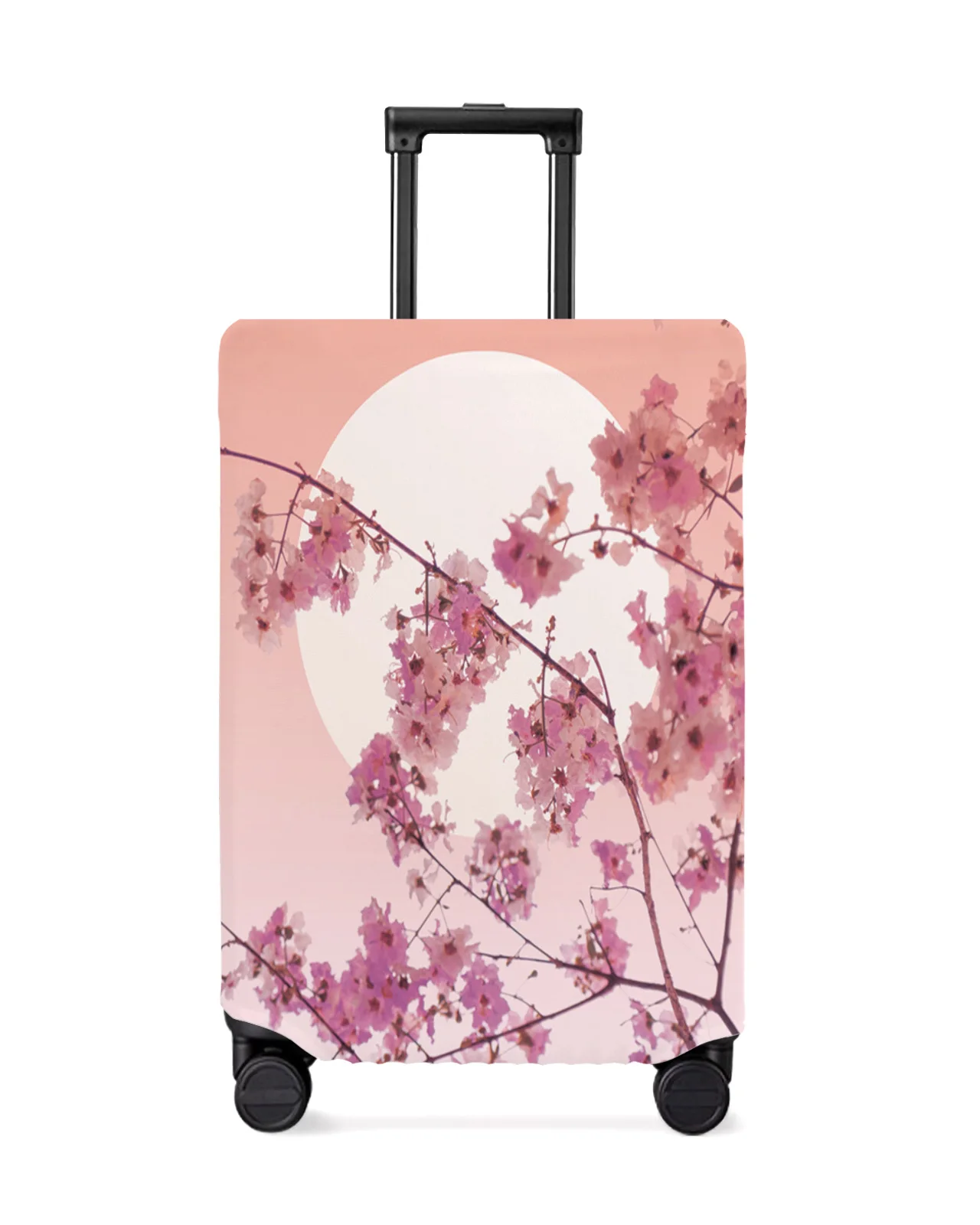 

Japanese Sakura Cherry Blossoms Flower Luggage Protective Cover Travel Accessories Suitcase Elastic Dust Case Protect Sleeve