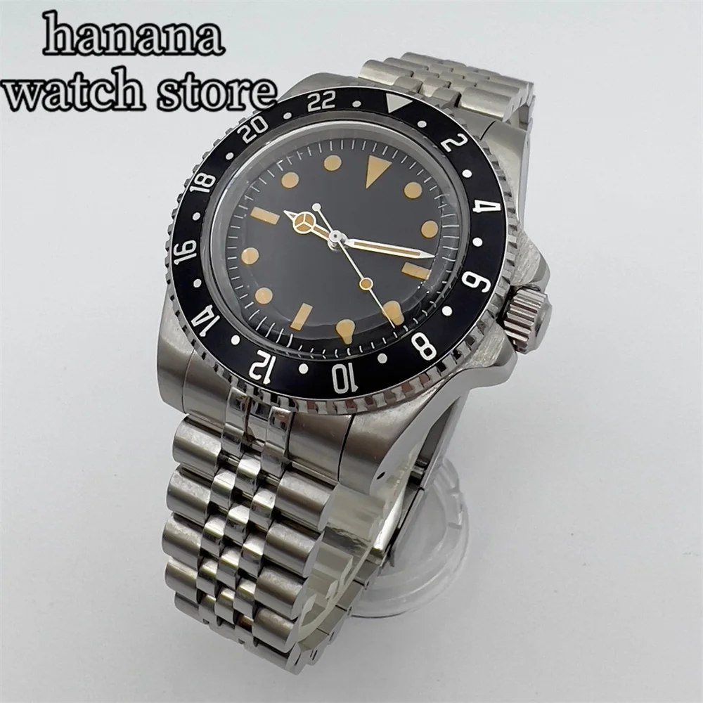 BLIGER Vintage Men\'s watch 40mm NH35 PT5000 Automatic movement Dome Acrylic glass 200-meter waterproof diving watch