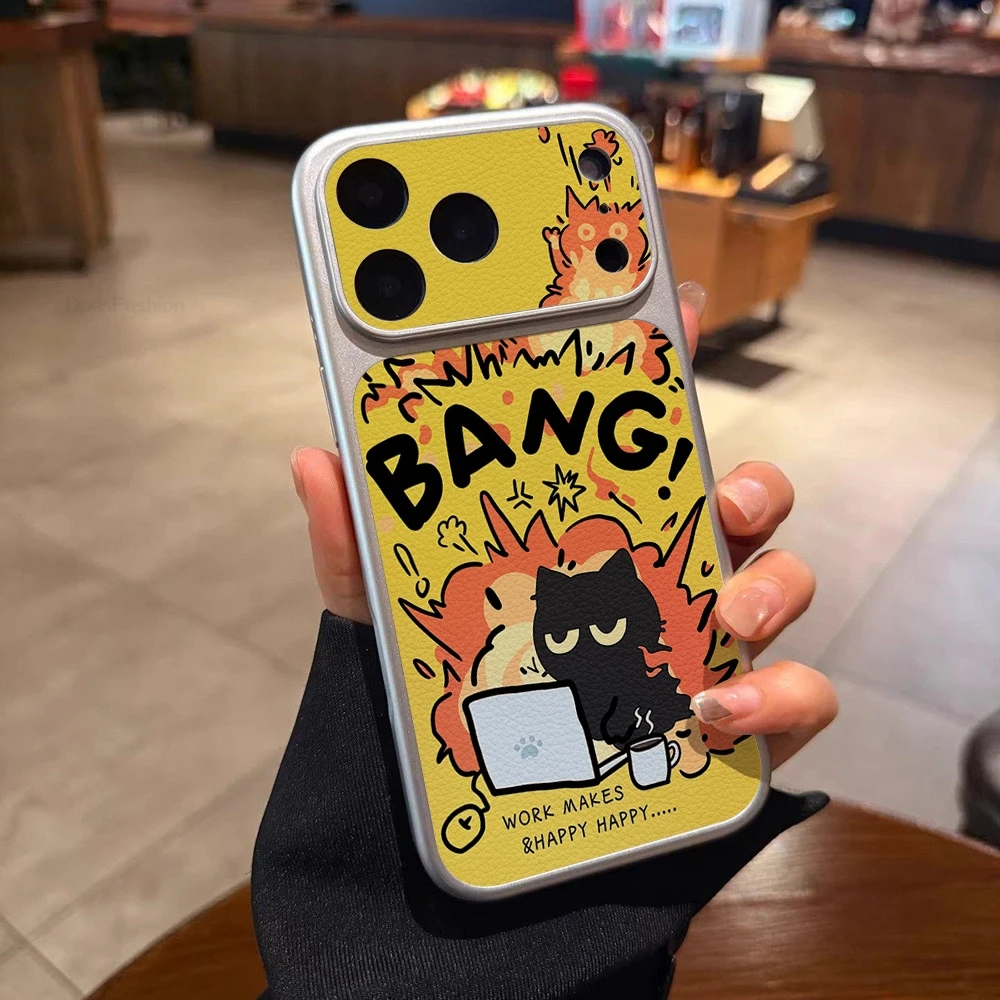 Funny Bang Cat Lichee Leather - Phone Cases Funny ulasan dan harga