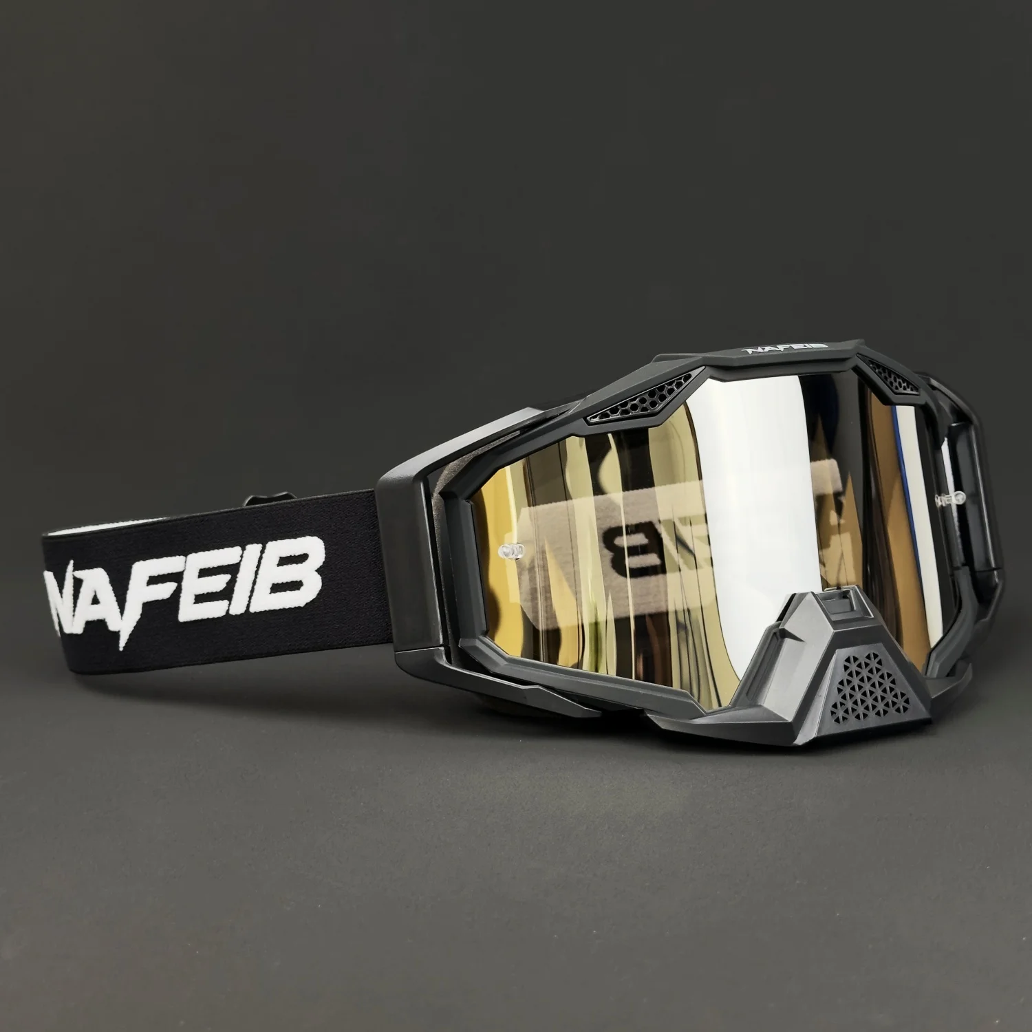 

NAFEIB Motocross Goggles Anti-UV Motorcycle Glasses Off-Road MX ATV Dirt Bike Eyewear Windproof Dustproof Helmet Gears