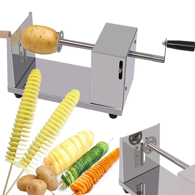 

Stainless Steel Potato Tower Machine, Manual Potato Tower Machine, Potato Slicer, French Fry Machine, Potato Machine
