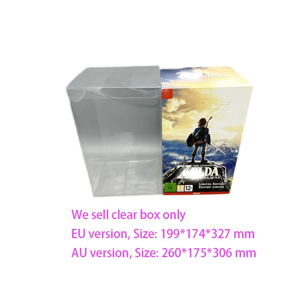 High quality PET protective box For SWITCH NS for Breath of the wild Master Sword limited EU/AUS version