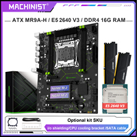 MACHINIST X99 Motherboard combo optional Xeon E5 2640 V3 LGA 2011-3 CPU and DDR4 16GB RAM Kit Dual-channel NVME M.2 MR9A-H