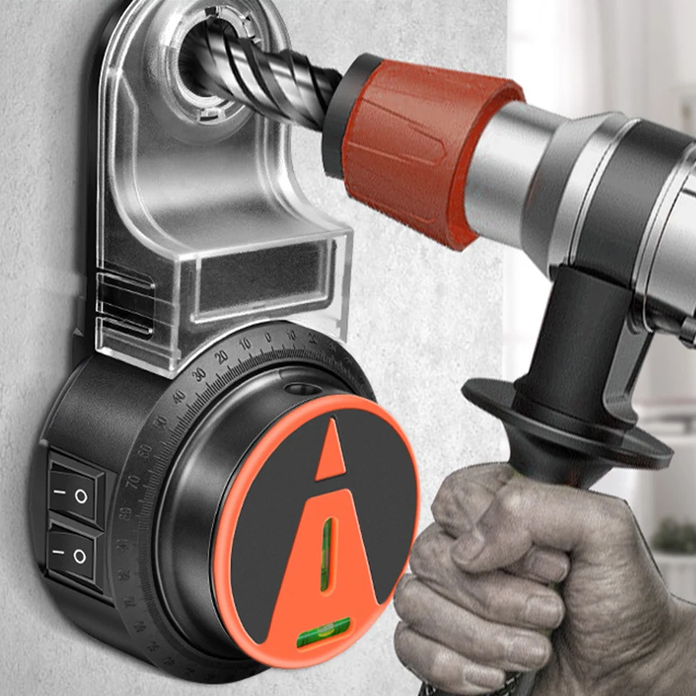 

2 In 1 Electric Drilling Dust Collector Detachable 360° Level Drill Dust Collector Drill Dust Collection Attachment