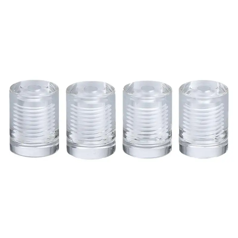 4Pcs Transparent Advertising Screws Acrylic Support Nails Decorative Fasteners For Billboard Mirror Glass Mounting