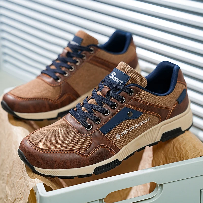 

Four Seasons Board shoes High Cushion Running Shoes for Men Casual Skate Shoes Sneakers - Soft Walking Trainers Free Shipping