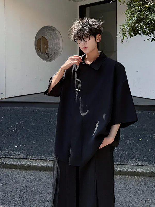 

Новый китайский Sle Ice Silk ort Sve Men's irt Thin Cool Feeling Summer Lightweight Haome Upper Body