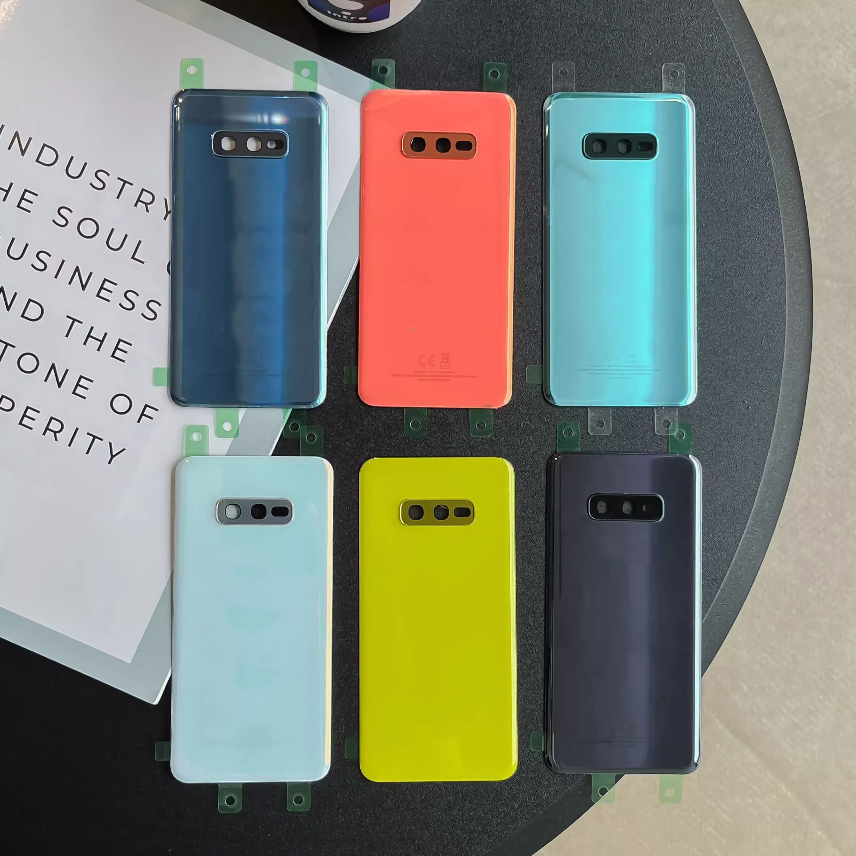 

Battery Back Cover Case Glass Replacement For Samsung Galaxy S10E SM-G9700 G970U1 G970F/DS G970W S10 S10+Plus Door Housing Case