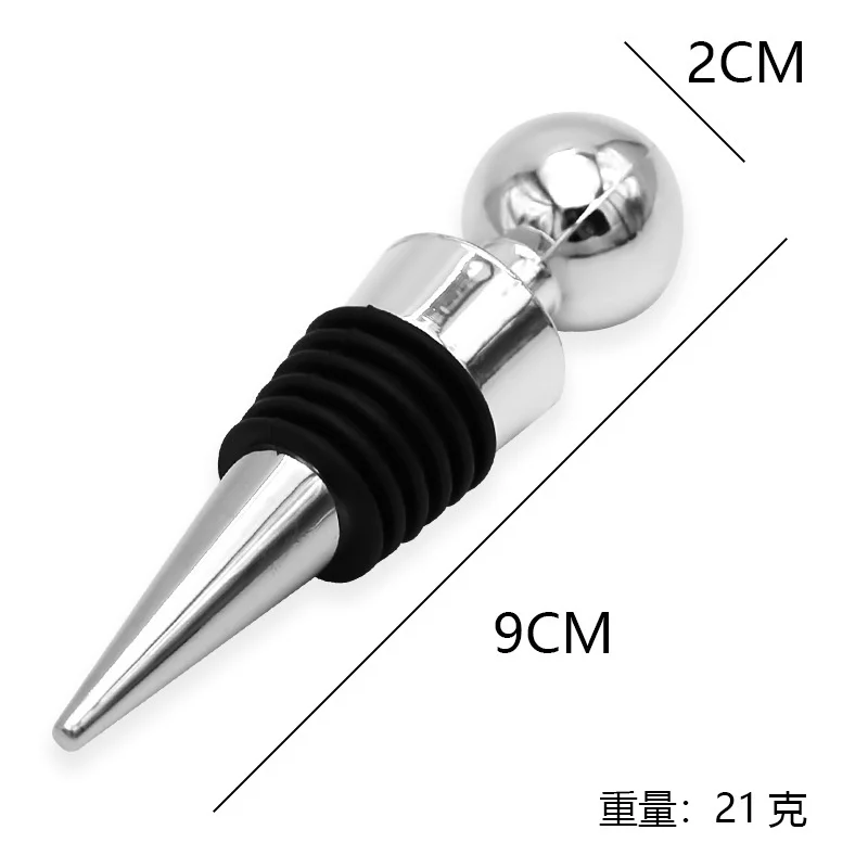 

50 шт.-пробка для красного вина из сплава, 6 шелковых силиконовых шариков, пробка для бутылки вина, герметизация для консервации красного вина, креативное коническое вино