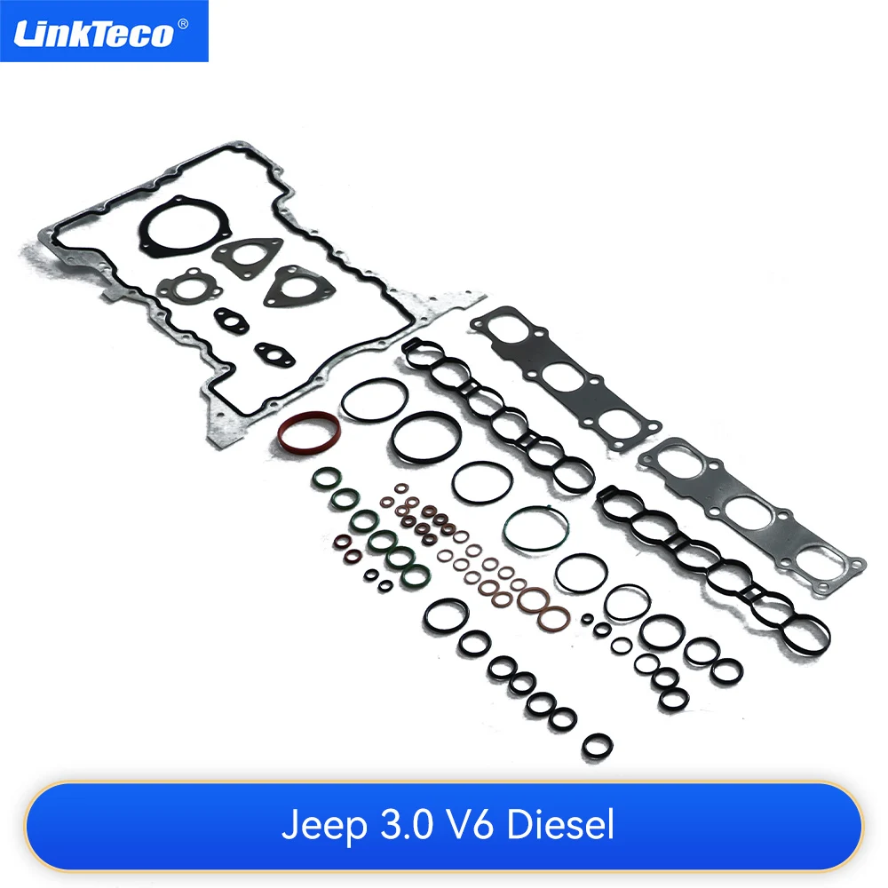 Engine Full Gasket Set For Jeep Grand Cherokee Ram EXF VM Motori 3.0L 14-22 68211174AA 182Cu. In. V6 DIESEL DOHC Turbocharged