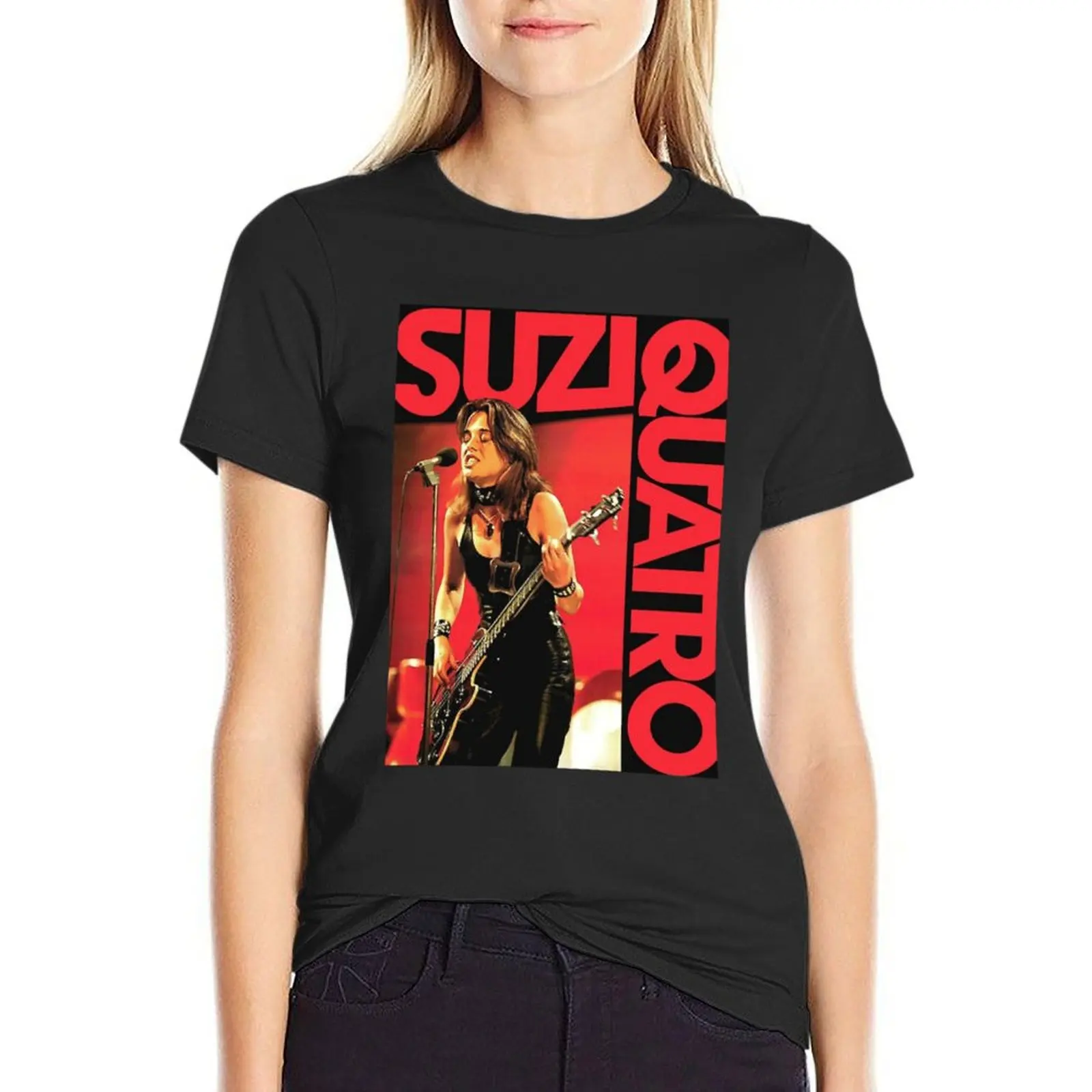 Suzi Quatro T-Shirt Female clothing customs Woman clothes