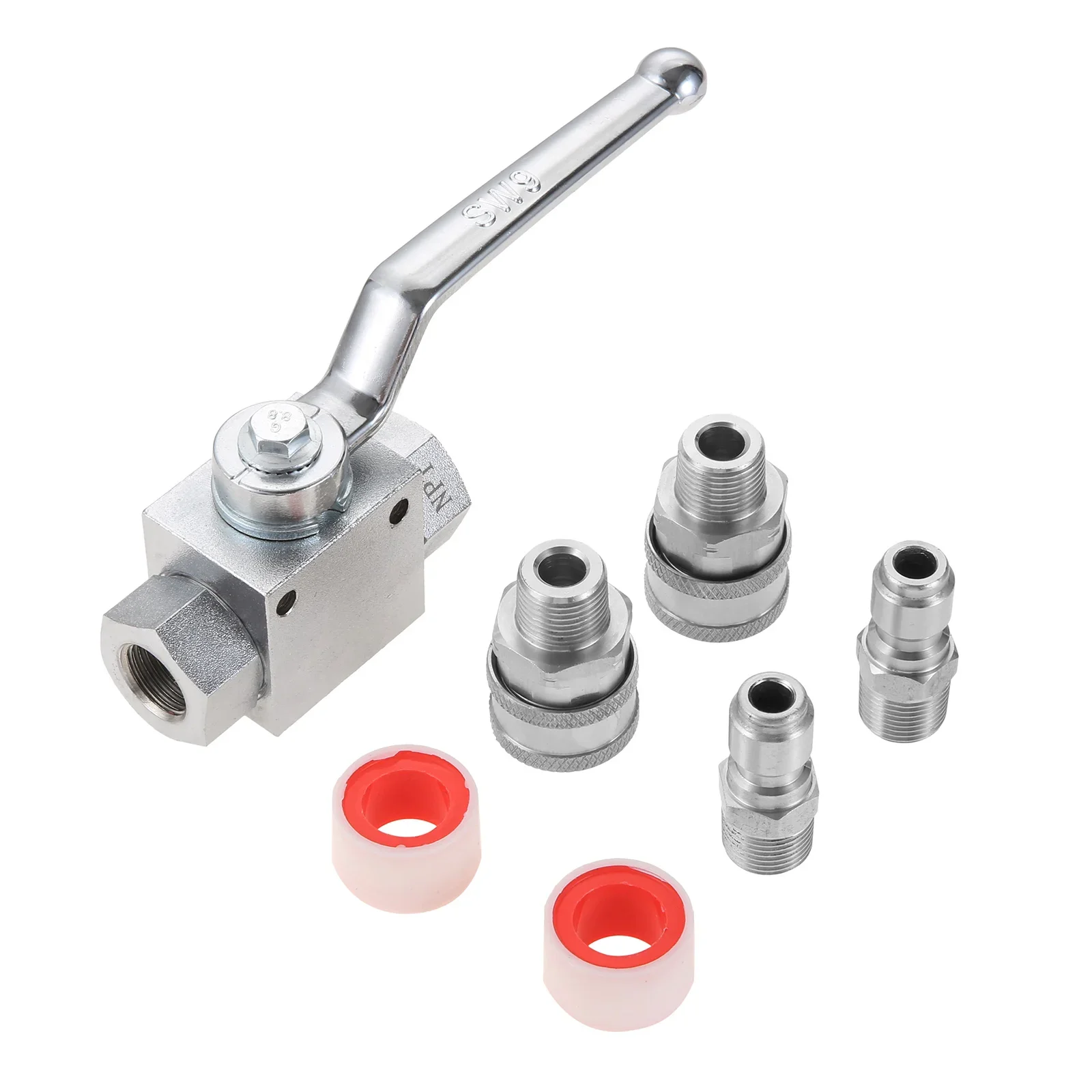 High Pressure Washer Ball Valve Shut-Off Tape Kit,3/8