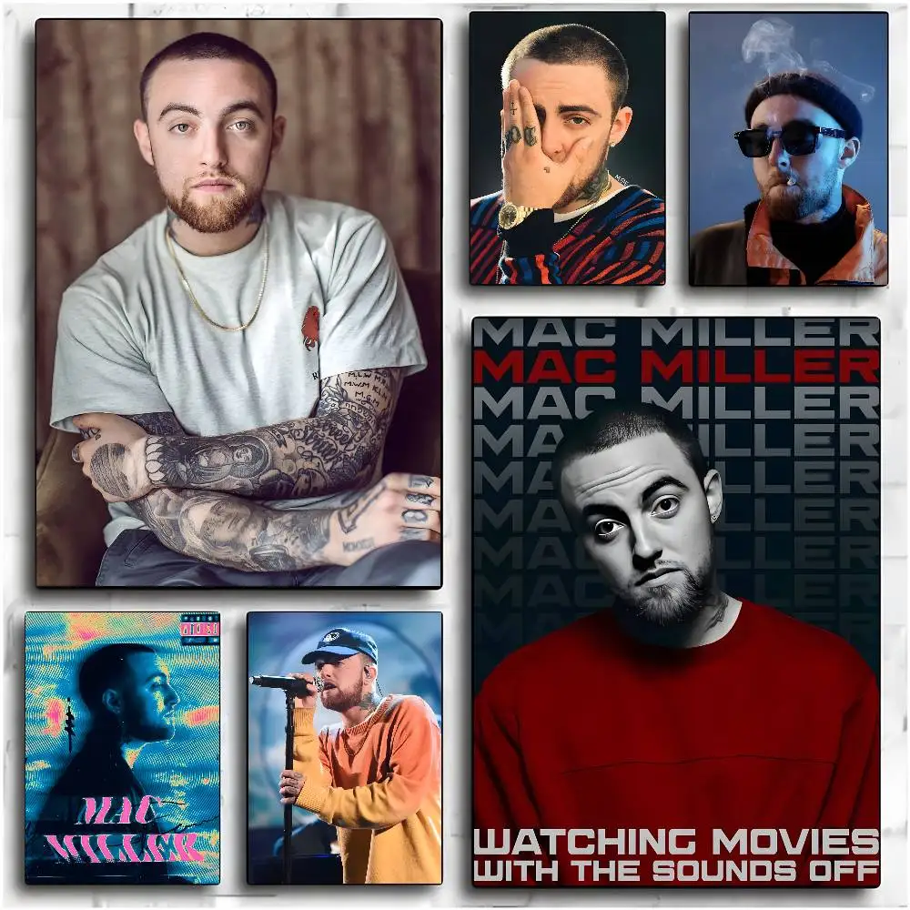 ملصق فني للمغني M-Mac Miller مع مطبوعات لتزيين غرفة النوم وغرفة المعيشة في المنزل
