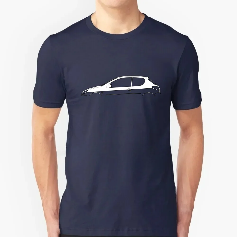 

1039 Peu.geot 05 206 GT Silhouette 2025 Men Women T Shirt Casual Racing Car fans Logo tee Enthusiast Graphic Summer Short Sleev