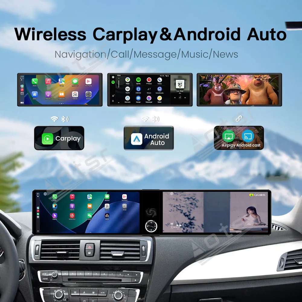 Dual 12.3” Android 13 Carplay For BMW 1 Series NBT 2013-2017 GPS Navigation Car Radio Touch Screen Stereo Auto car accessories