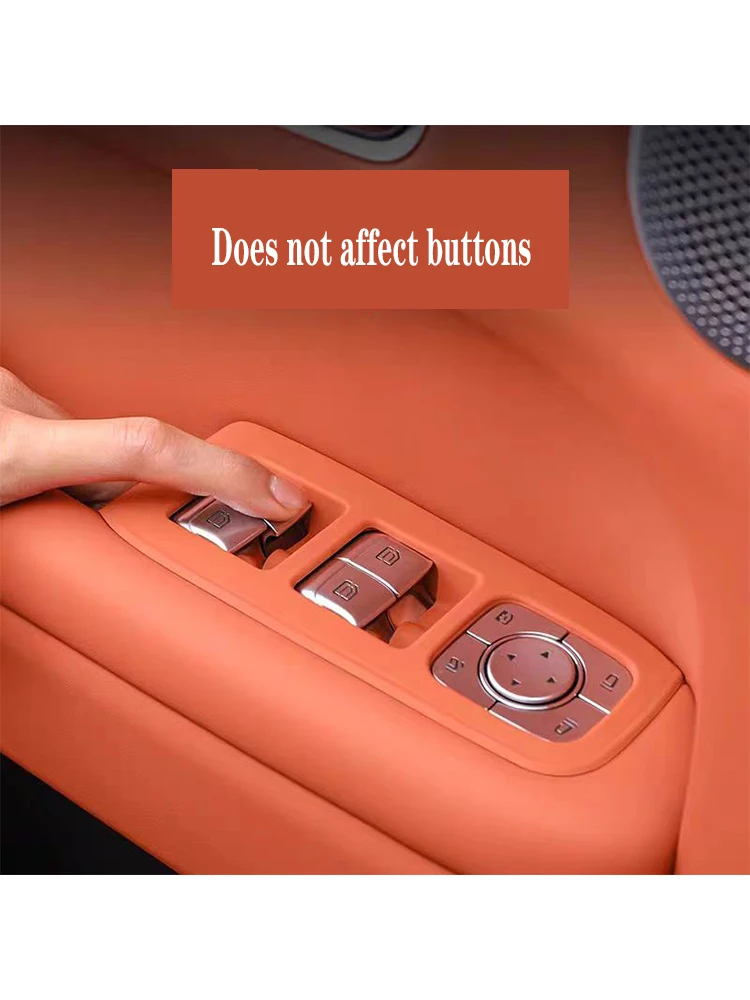 For LiXiang L9 2022 2023 2024 Car Window Glass Lift Switch storage compartment pad silicone door slot pad interior Accessories