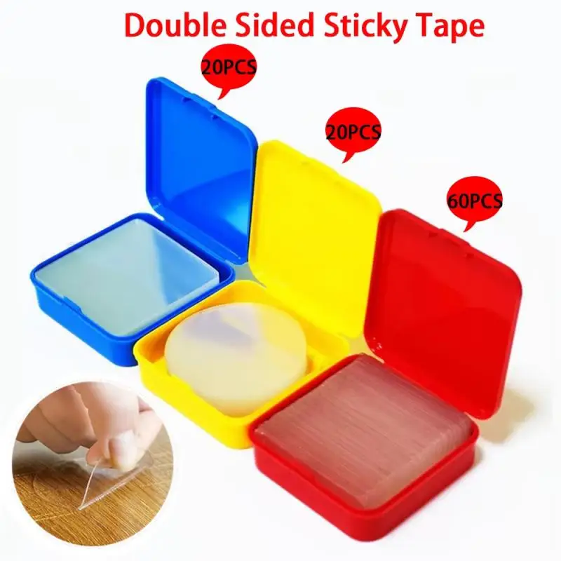 Double Sided Tape Super Sticky PVC Nano Transparent No Trace Acrylic Reusable Waterproof Adhesive Pendating Fixed Home Supplies