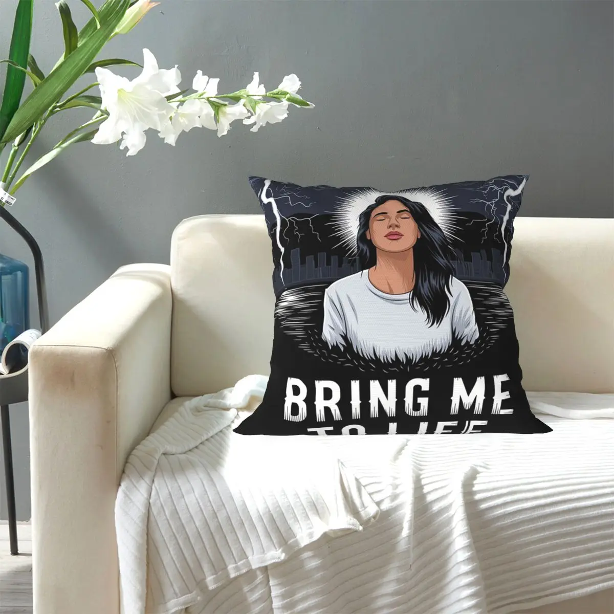 Evanescence Echoes Of Rebirth Square Pillowcase Pillow Cover Cushion Decor Comfort Throw Pillow for Home Sofa