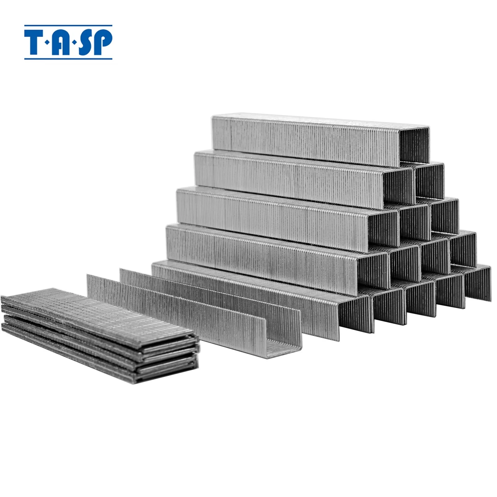 

TASP 2000pcs Staples & Nails, 10mm Type 53 1600pcs, 14mm Type 47 400pcs for Electric Stapler Nail Gun MESG45 Cordless Tacker