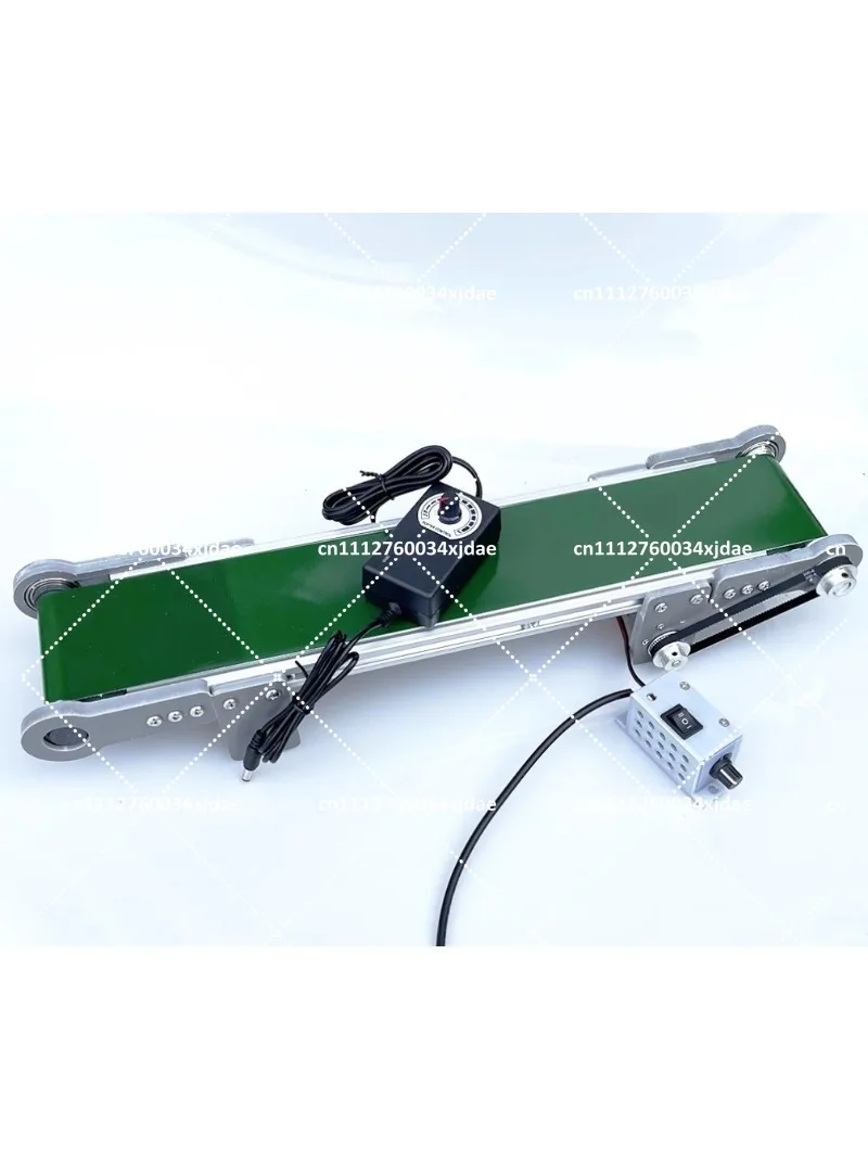 Adjustable Speed Desktop Conveyor Belt 10x100cm Electric Assembly Line for Robotic Arm